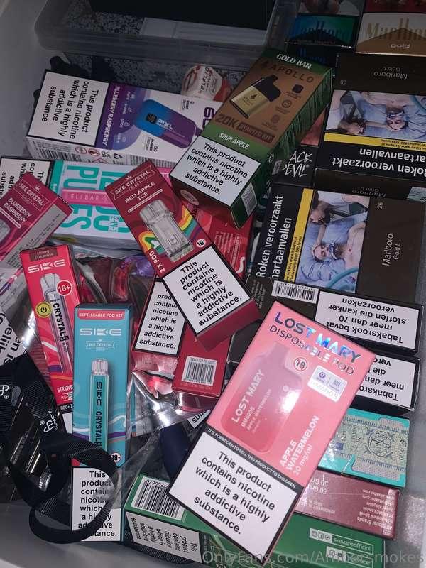 Hahah.. stocked up those UK vapez like ya’ll be stocking up ..