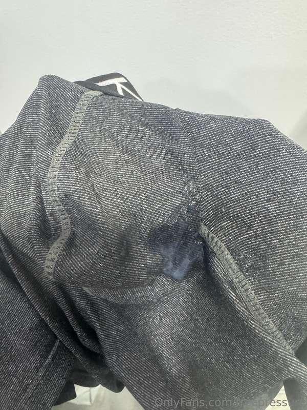 SENDING ONE OF MY BIGGEST FANS MY CUM STAINED BOXERS…MY BIG ..