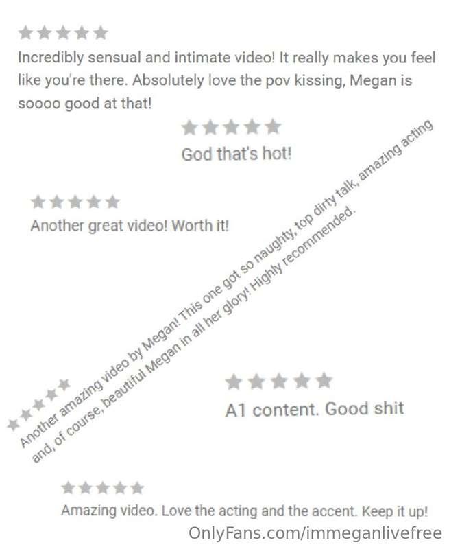 Some of your reviews after watching the exclusive videos ava..