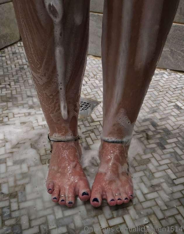 Don't let the shower and soap fool you...I'm still dirty 😜🚿🧼..