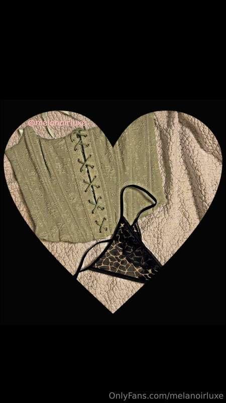 Corset laced, leopard teased 😘 Got a new set… photos soon….c..