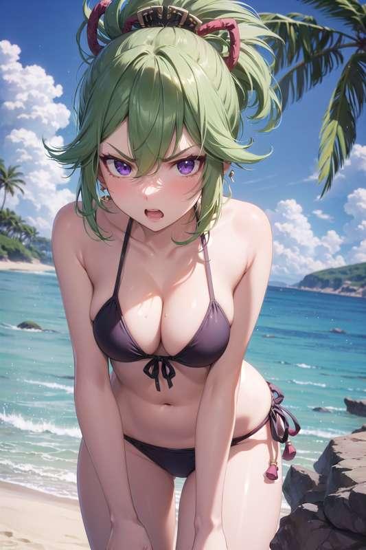 Kuki Shinobu / Bikini / nsfw 