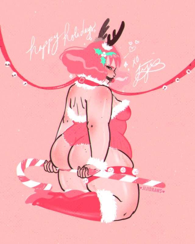 Happy Holidays ♡ (semi nsfw! booty ahoy)
