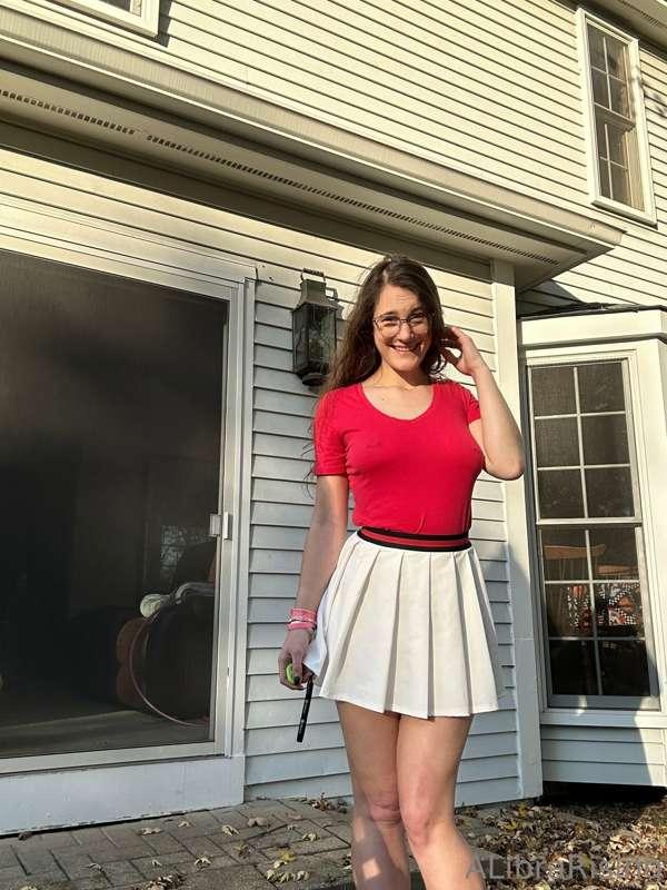 Outside selfies because it’s so warm at the beginning of Nov..
