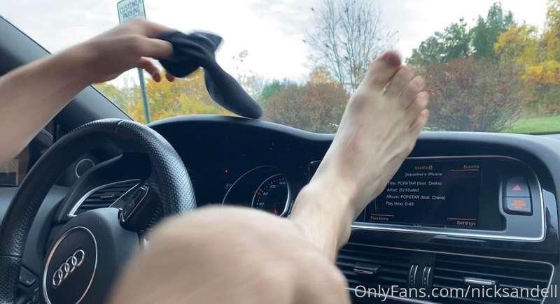 ...and all clothes will be off, including socks!