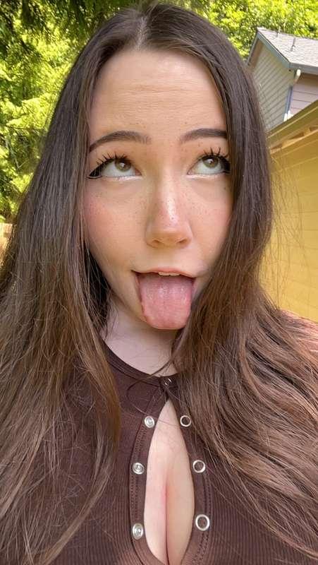 Outside ;p 