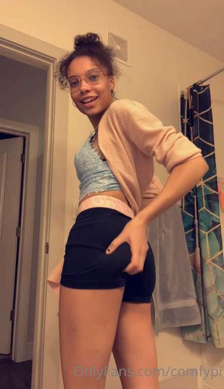 I did a little after stream strip video, down to my bra and ..