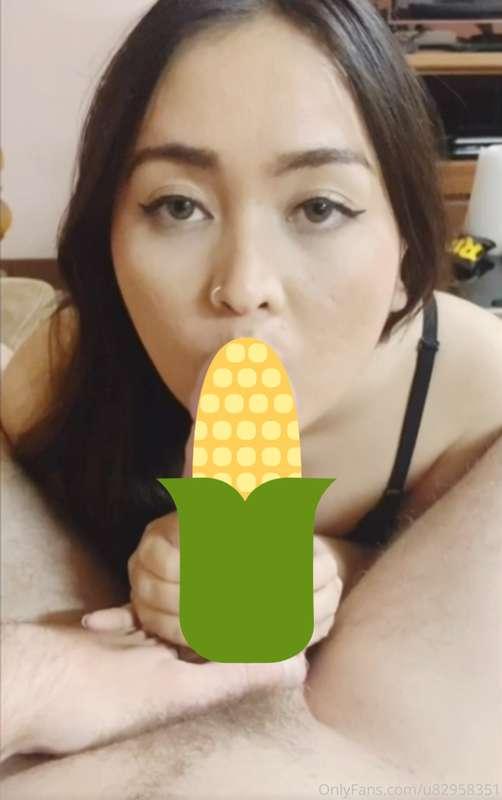 My first ever b/g video. I suck his cock while watching a mo..