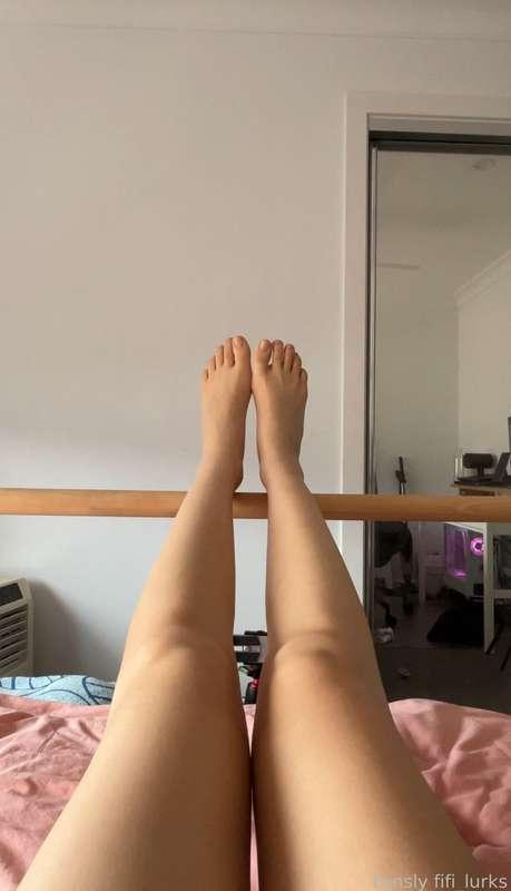 want to tickle my feet?