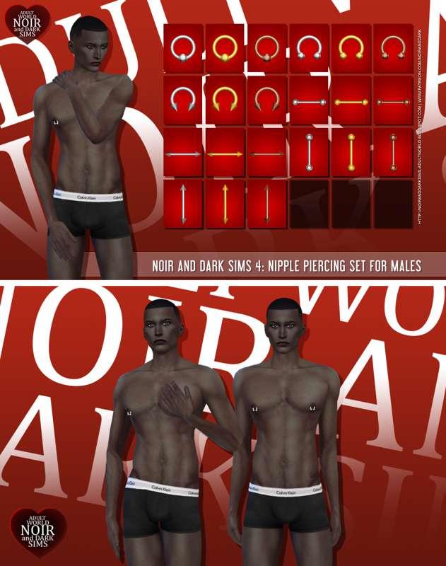 TS4 - Nipple Piercing Set for Males