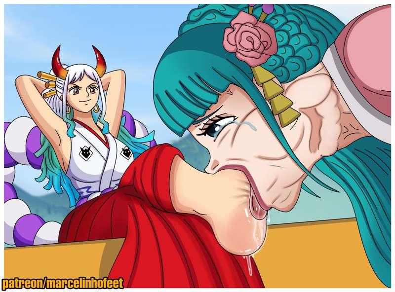 One Piece - Yamato Extreme Foot Gagging (Exclusive)