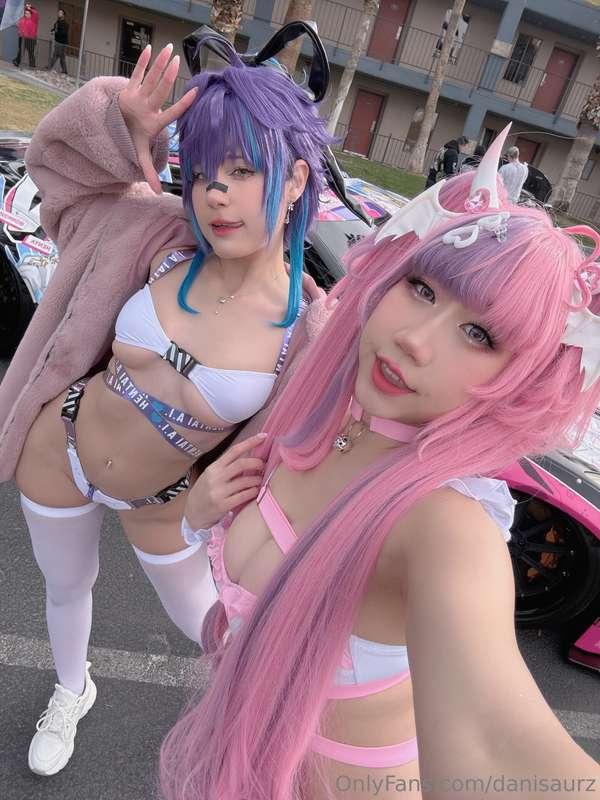 woke up super early to take super cute photos with cars! (it..