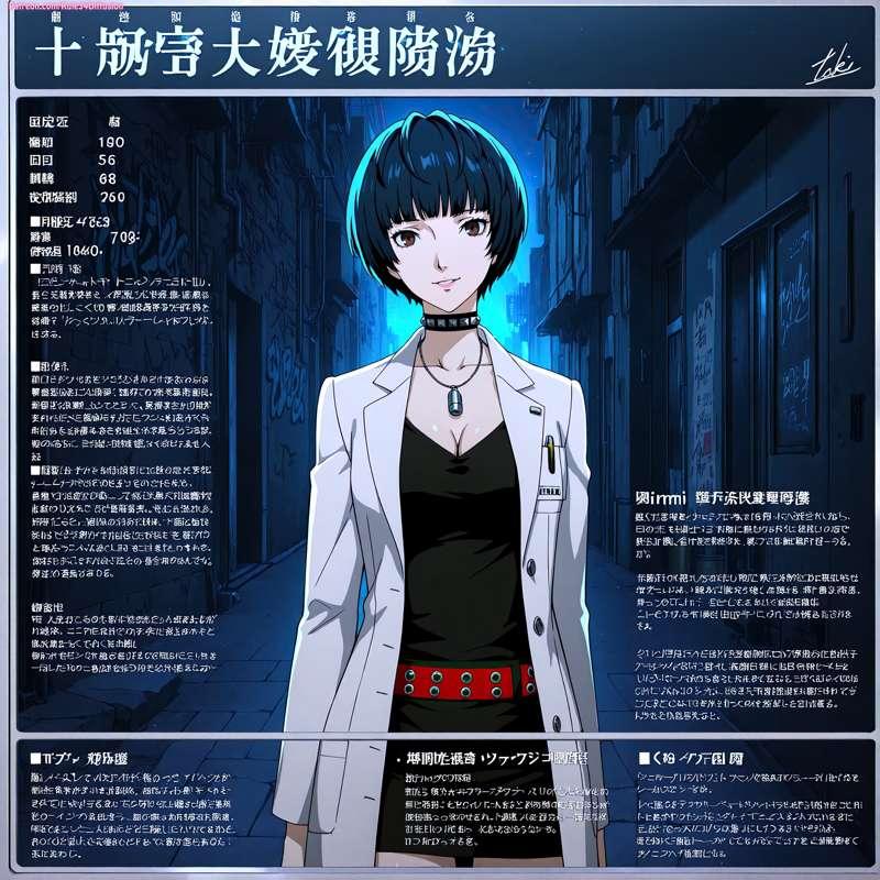 Tae Takemi of Persona 5 Sexy Poses [Gen 2.5]