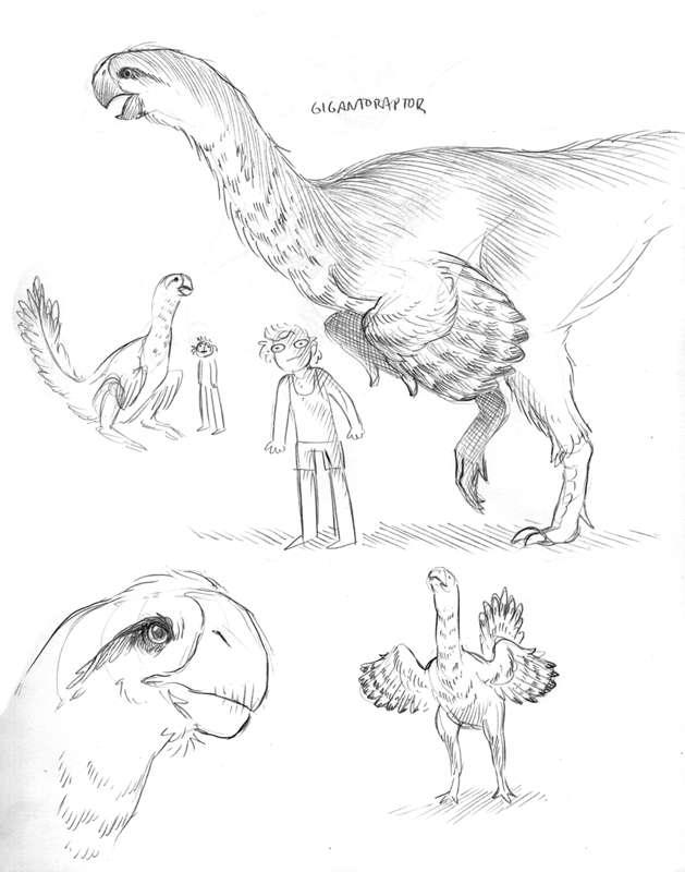 Extinct Creatures 9-- Gigantoraptor erlianensis