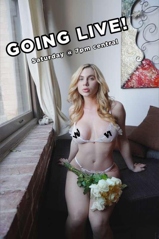going live tomorrow night at 7pm central 😊 