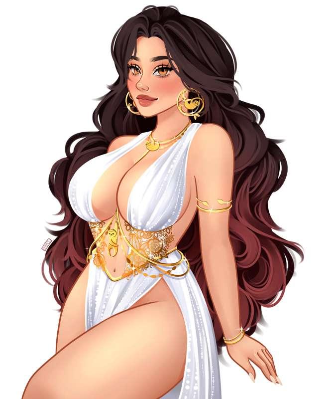 🎨 OC ART 🎨 sloth goddess (sloddess) by @renvirs_