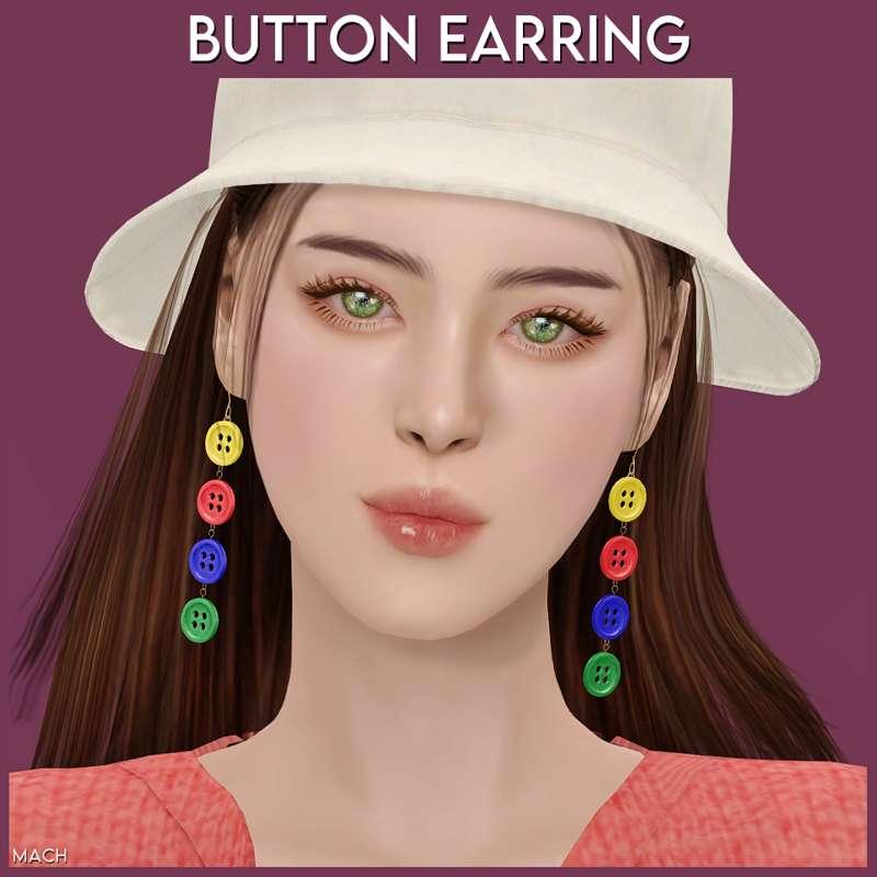 Button Earring