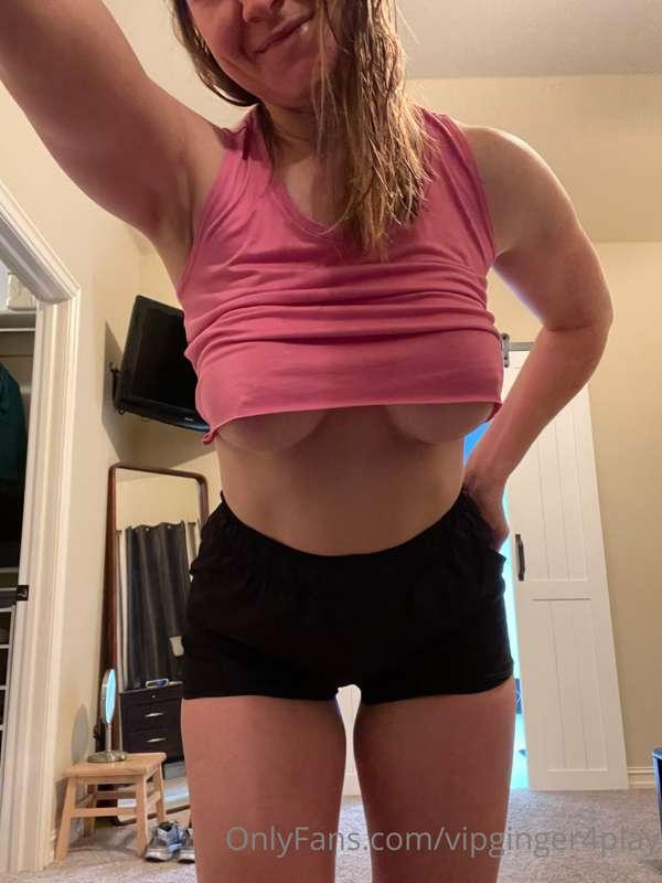 Ok so I didn’t go to the gym like this, but the idea turns m..