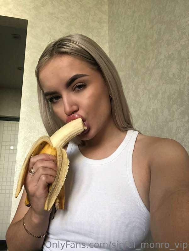Can i lick your banana?🤭🥺