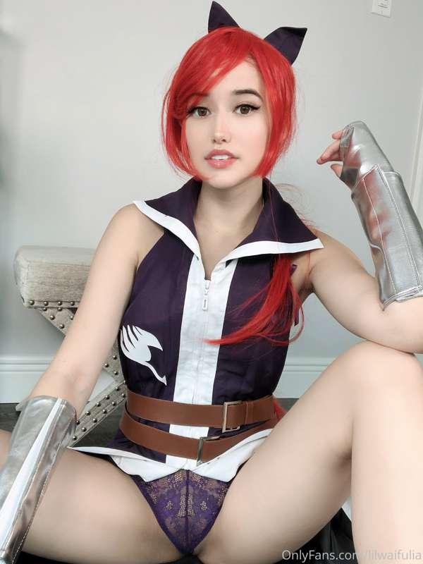 Erza Scarlet❤️ She’ll forever be my favorite fairy tail char..