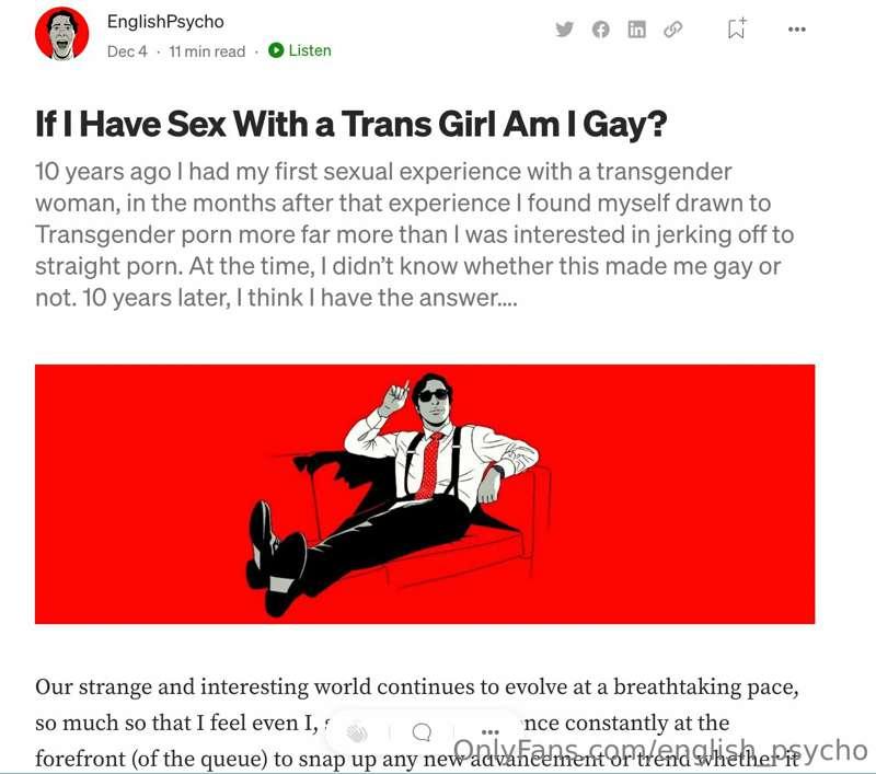 If I Have Sex With a Trans Girl Am I Gay? ......10 years ago..