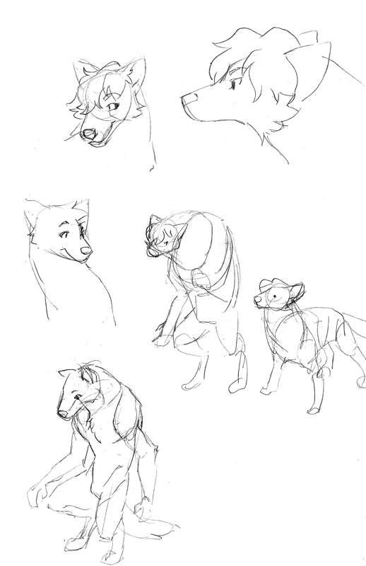 By Moonlight - Character Sketches 2
