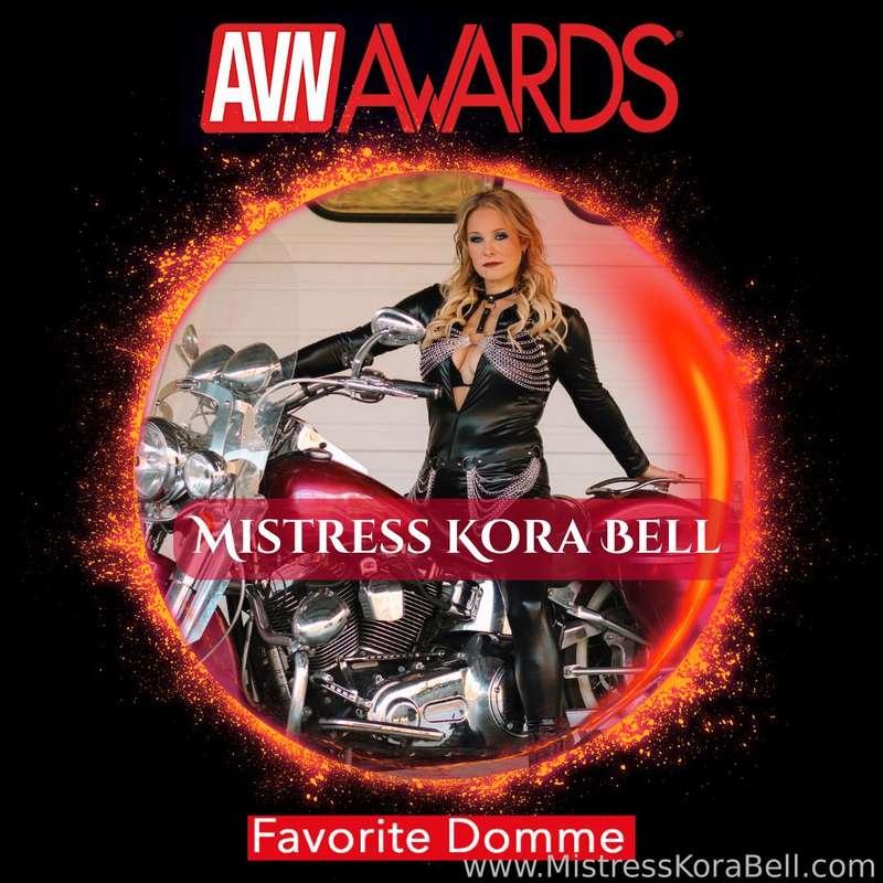 🚨 Don't know what to get me for Christmas!?
🎉 All I want for Christmas is YOUR VOTE!  It's FREE &amp; means the world to me! ❤️
🎁Cast your vote (DAILY) &amp; make my Christmas wish come true!!!💋
https://avn.com/awards/voting/favorite-domme#mistress-kora-bell 

#AVN #AVNnominee #FavoriteDomme #MistressKoraBell #KoraBell #Kora #Pornstar #Amateur #MILF #Mature #Blonde #Alternative #Tattoos #PiercedNipples #Piercings #Petite #Curvy #Natural #SmallTits #BlueEyes #SmallBoobs #LongHair #Dominatrix #Domme #Goddess #Motorcycle #HarleyDavidson #Nurse