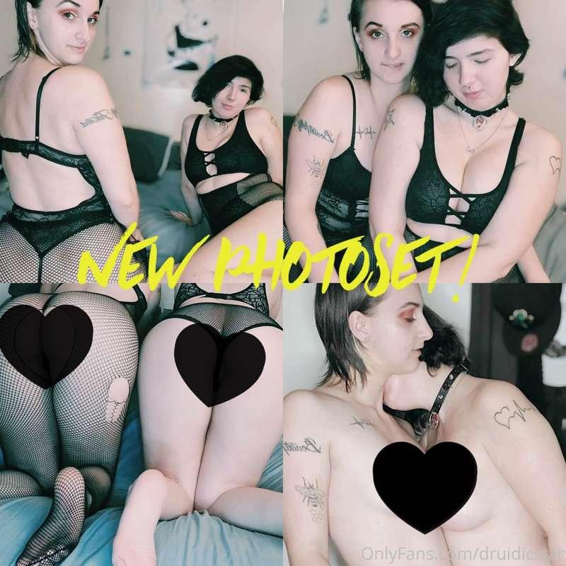 New girl/girl set. Includes: lingerie, uncensored, feet, fis..