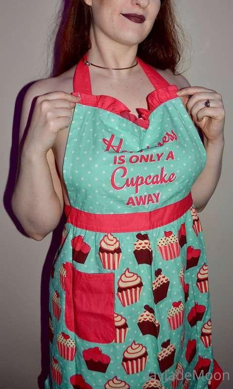What I wear around the house when I make cupcakes for Jay