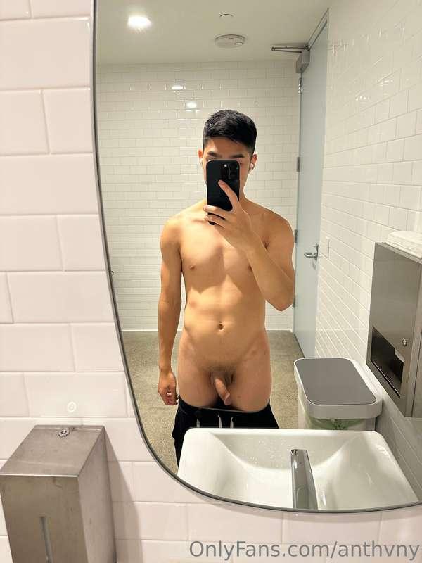 Nude in the office hehe