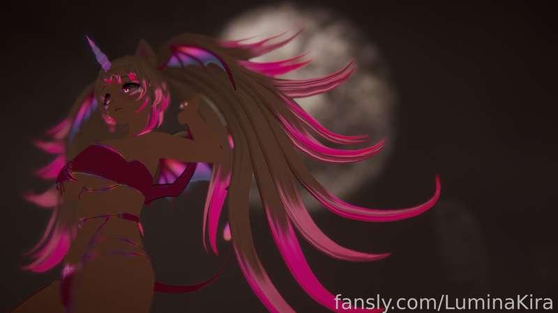 A late night succubus bathing in the moonlight &lt;3

More pics from my VRC photo shoot for spooky season! 
Enjoy these for free, I think a couple would make a cute wallpaper.

I'll be posting up a lewder folder tomorrow for a small tip xoxo

#vrchat #vtuber #lewdtuber #succubus #hentai #anime #streamer