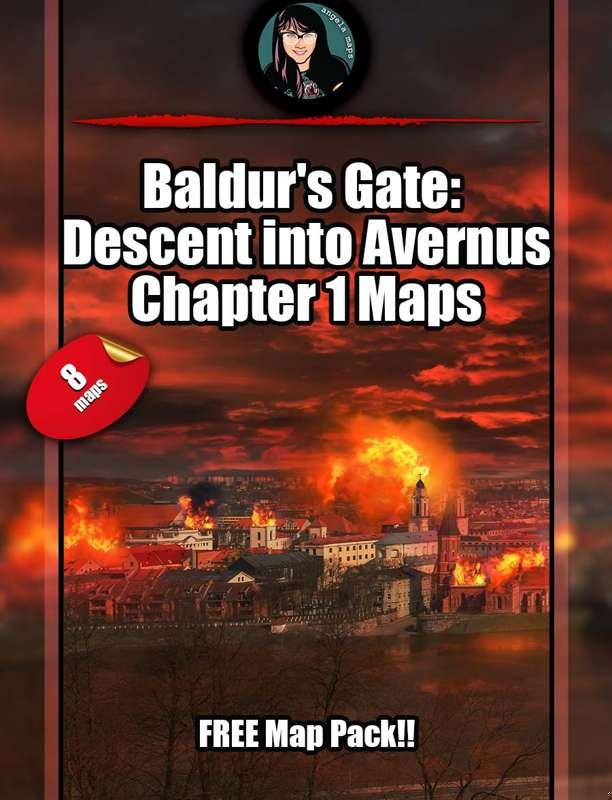 Bonus Maps!! Baldur's Gate: Descent into Avernus Chapter 1