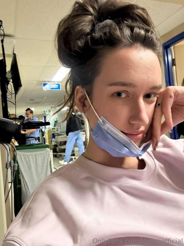 I’m at the hospital because my friend needs help and I LEGIT..