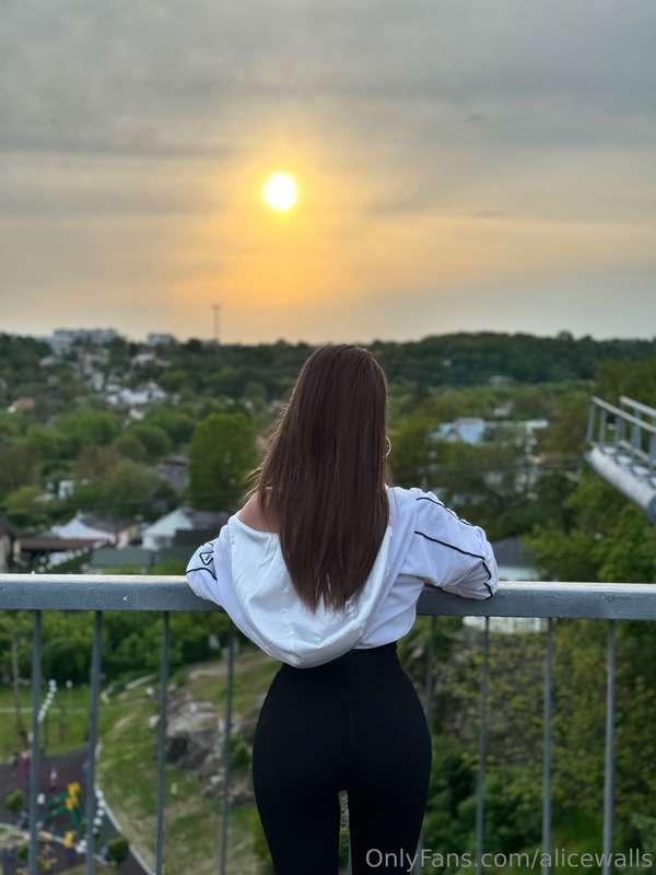 Sunset is the moment of transition from day to night, from l..