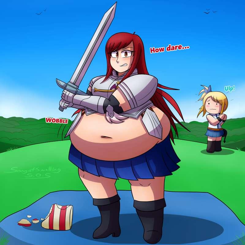 [Comm] Engorged Erza