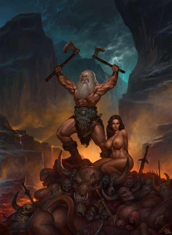 slaying some demon ass