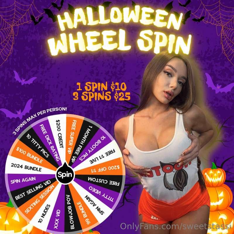 You guys have beeen loving this spin the wheel! 🤩🎃 Going to ..