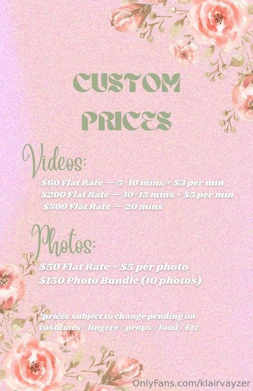 🌷 Spring Prices 🌷