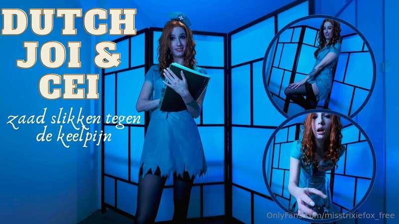 🎥DUTCH JOI & CEI - Zaad slikken tegen de keelpijn 🎥(This vid..