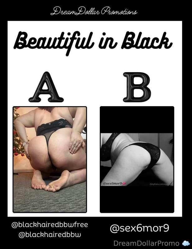 ## 🖤 𝐁𝐞𝐚𝐮𝐭𝐢𝐟𝐮𝐥 𝐢𝐧 𝐁𝐥𝐚𝐜𝐤 🖤A: @blackhairedbbwfree // @blackhai..