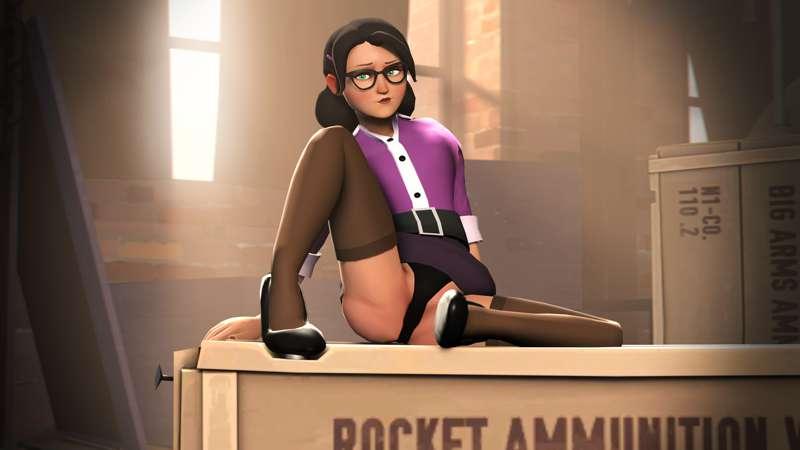 Miss Pauling pinup (1080p)