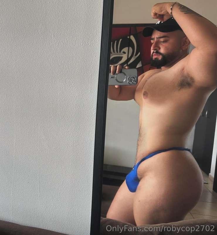 Blue thong 😈