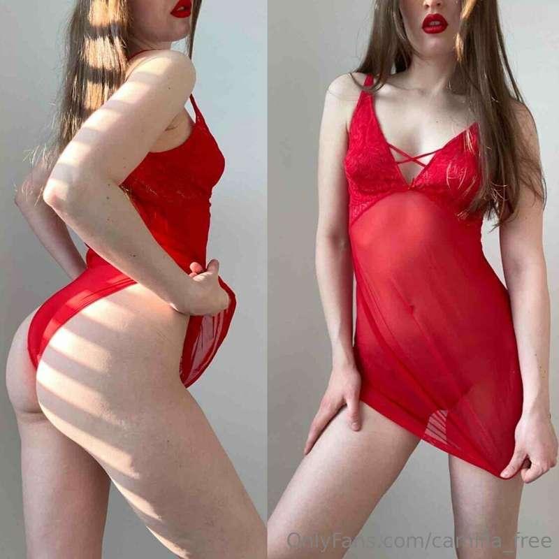 If you like me in red, check out your DM💋💦