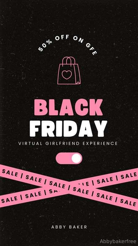 BLACK FRIDAY 50% OFF IN GFE🔥 - Unlimited sexting - Unlimited..