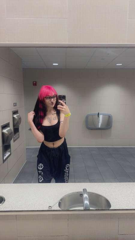 meet me in the bathroom for some fun? ;)