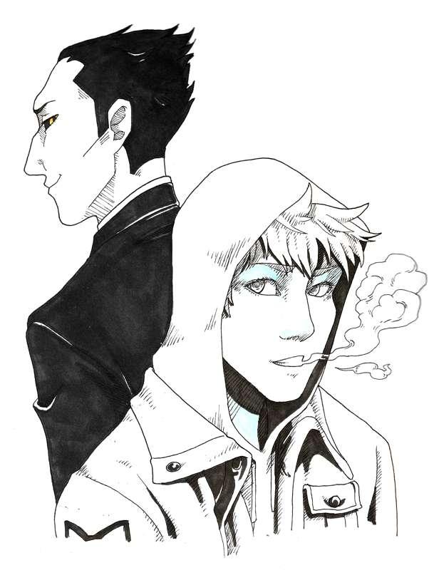 Inktober - The Ghost and the Bogeyman