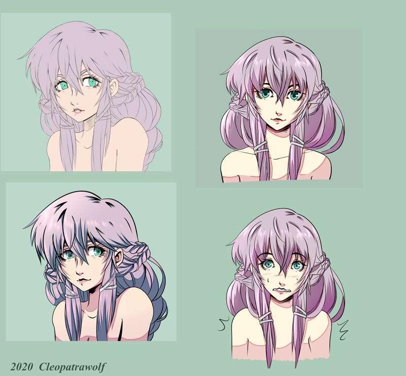 Cleopatra concept sketches - 2