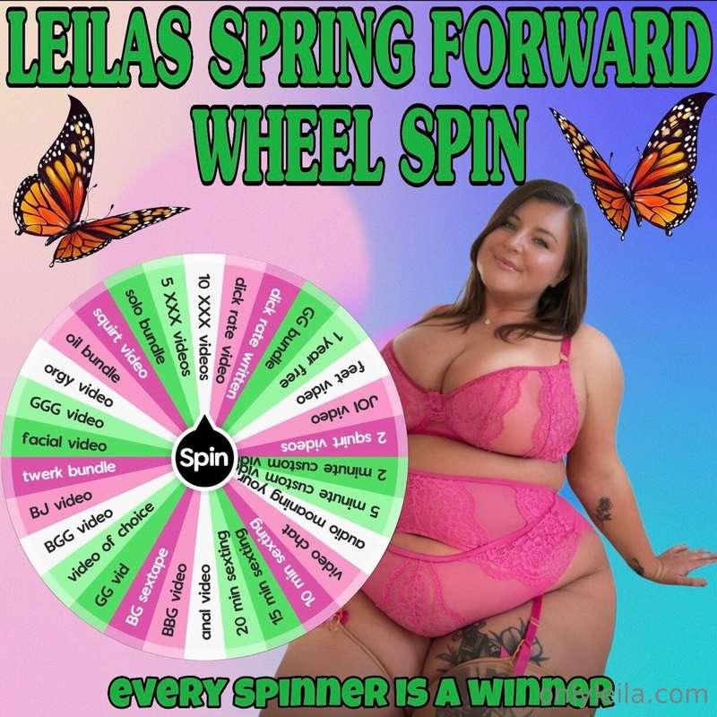 🌸 𝗟𝗲𝗶𝗹𝗮'𝘀 𝗦𝗽𝗿𝗶𝗻𝗴 𝗙𝗼𝗿𝘄𝗮𝗿𝗱 𝗪𝗵𝗲𝗲𝗹 𝗦𝗽𝗶𝗻 🌸 the weather is getting..