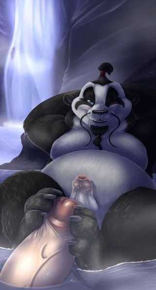 Panda hot spring hi-res