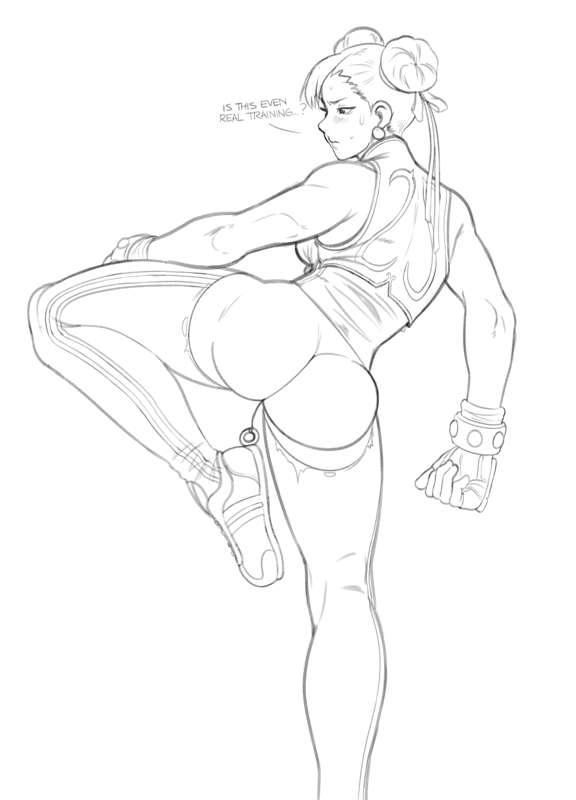 Chun-Li's Training [full-res] [NSFW]